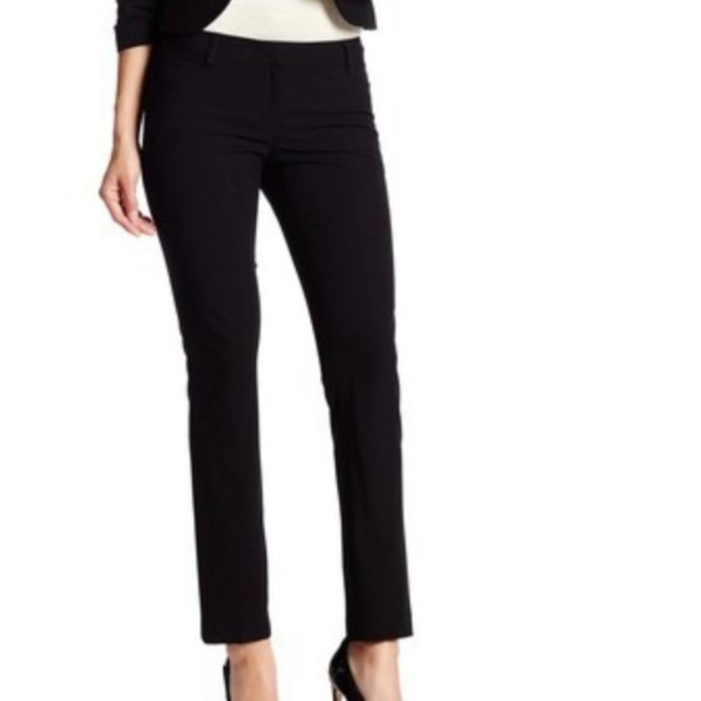 Amanda + Chelsea Contemporary Fit Black Slacks
